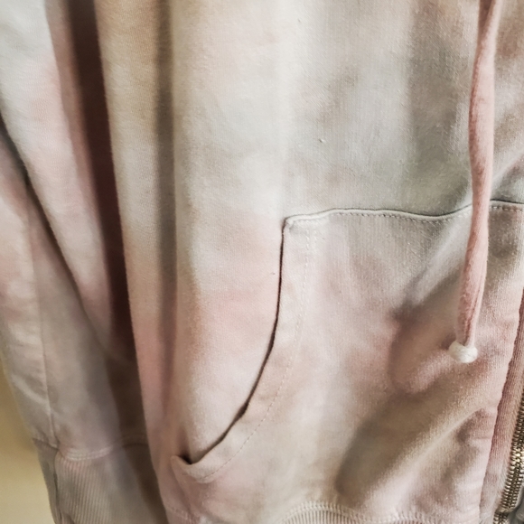 VEUC Johnny Was Calme’ tie-dye zip up hoodie, sz M - Picture 3 of 11